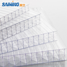 ISO9001 manufacture cutting transparent PC plate house hollow polycarbonate sheet